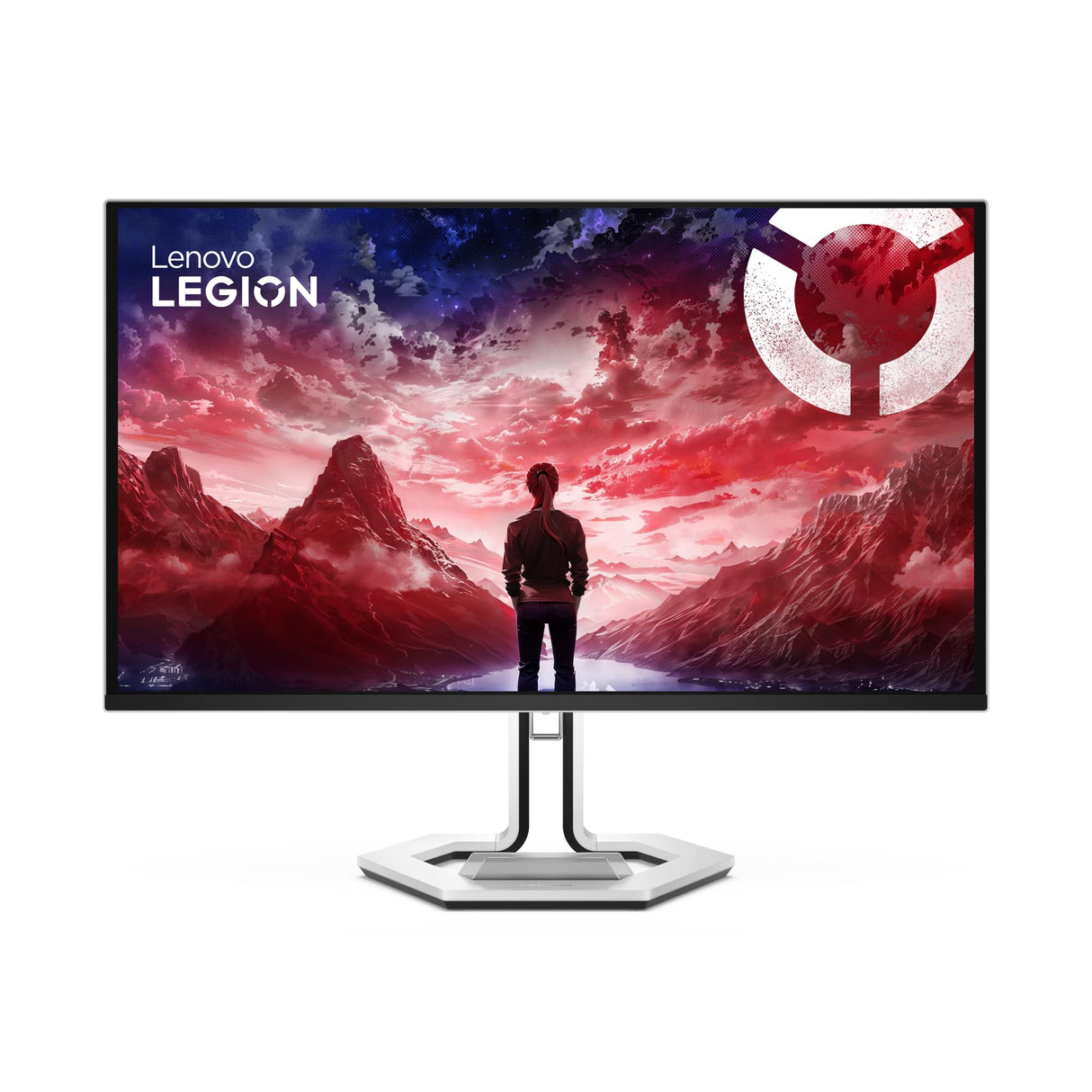 Lenovo Legion Pro 27Q-10 - Pantalla para Juegos de 26,5" con Eyesafe (QHD, QD-OLED, 280Hz, 0,03ms GtG, 2xHDMI+DP+ USB Type-C, AMD FreeSync Premium Pro) - Ajuste de inclinación - Negro-Blanco