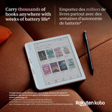 Kobo Libra Colour eReader | Pantalla E Ink Kaleido™ 3 de 7" | Temperatura del Color y Brillo Ajustables | Reducción luz Azul | eBooks y AudioBooks | Memoría 32 GB | Resistente al Agua | Blanco