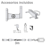 Metronic 427017 - Antena exterior omnidireccional con toma F, ganancia 36 dB, blanca