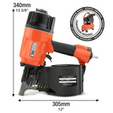 Tacwise HCN83P Clavadora Neumática de Bobina, Utiliza Clavos en Bobina Plana de 38-83 mm