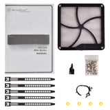 Silverstone SST-ML04B-C - Carcasa de Ordenador silenciosa Milo Slim HTPC Micro ATX, Conector USB Tipo C en el Puerto de E/S, Negro
