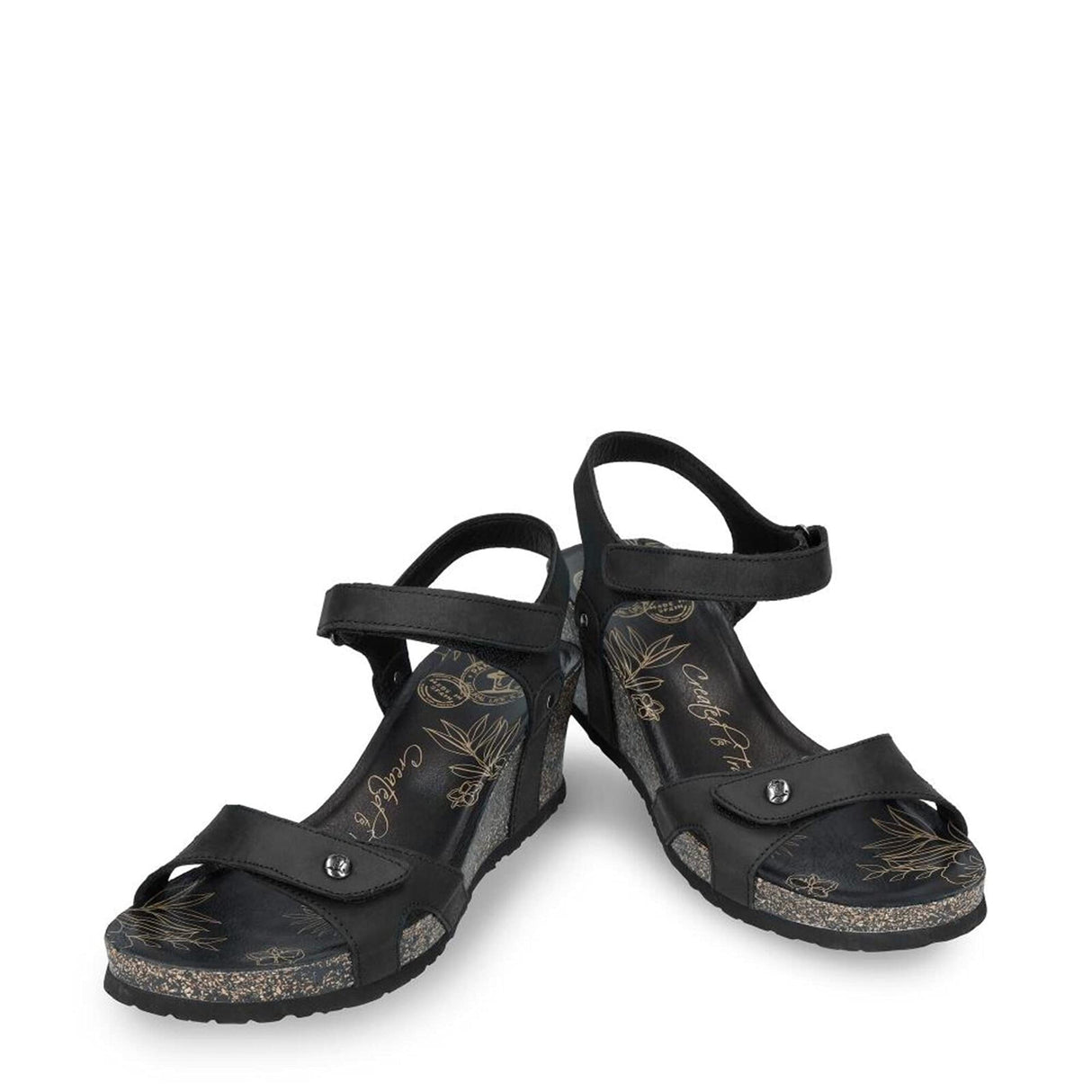 Panama Jack - Julia Basics, Sandalia con Pulsera Mujer, Negro (Negro B1), 39 EU