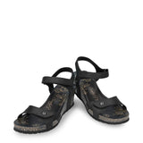 Panama Jack - Julia Basics, Sandalia con Pulsera Mujer, Negro (Negro B1), 39 EU