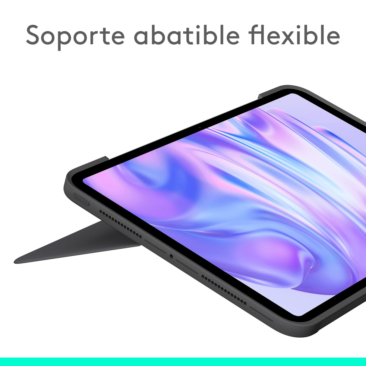 Logitech Combo Touch, Funda con Teclado, iPad Pro 11 Pulgadas (M4)(2024) - Teclado retroiluminado extraíble con Soporte abatible, Escritura cómoda, Modo Multiuso, Disposición QWERTY Español - Grafito