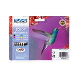 Epson C13T08074510 - Multipack 6 colores T0807 Claria Photographic Ink Embalaje Envío Fácil Epson