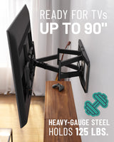 ECHOGEAR MaxMotion - Soporte de Pared para televisores Grandes de hasta 90 Pulgadas, Movimiento Completo con Giro, inclinación y extensión Suaves, diseño Universal Que Funciona con Samsung, Vizio y