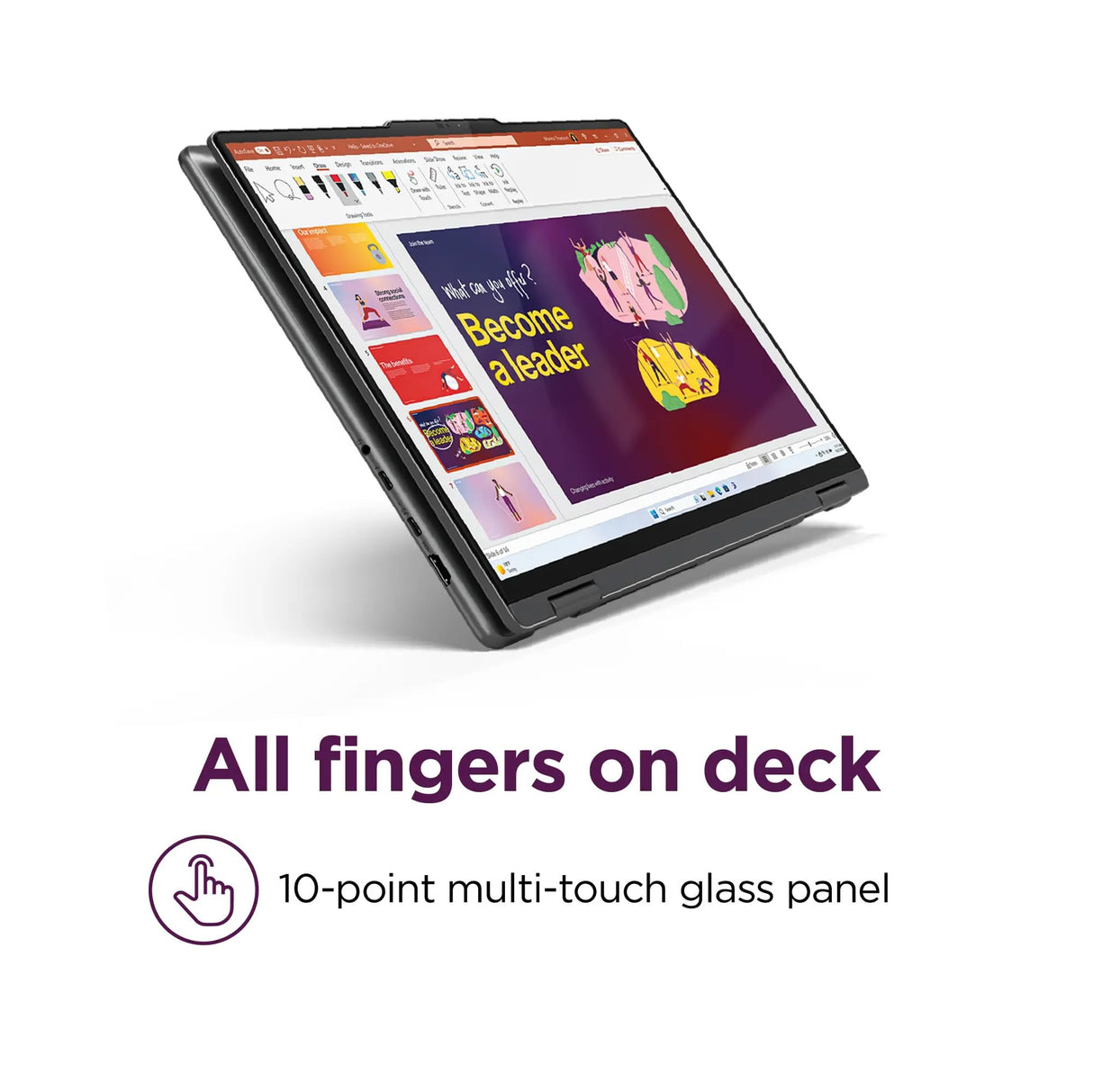 Lenovo Laptop Yoga 7i 2 en 1 - Pantalla táctil 2K de 16 pulgadas, pantalla de 300 nits, CPU Intel 12-Core Ultra 5 125U, DDR5 de 16 GB, SSD de 2 TB, teclado retroiluminado, Wi-Fi6, Win 11 Pro, con