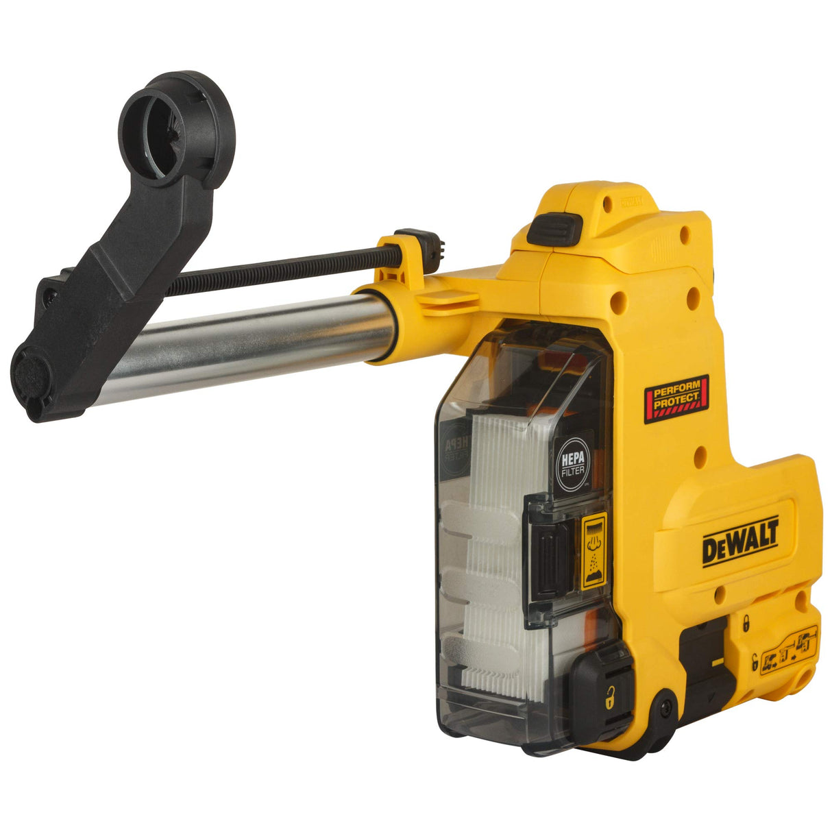 DEWALT D25304DH-XJ - Sistema de extracción de Polvo para los martillos 54V (DCH333/323), 18V (DCH283) y martillos con Cable 3kg (D25333/334)