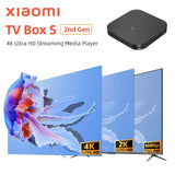 TIPOW 𝐍𝐮𝐞𝐯𝐨 Mi TV Box S (2nd Gen), 4K Ultra HD Streaming Media Player, 2GB RAM 8GB ROM Smart TV Box ROM con Mando a Distancia IR, Dolby Vision，HDR10+,DTS-HD,Proyección inalámbrica