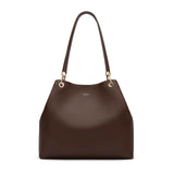 Carlheim, Gotland Genuine Leather collection, Stella Genuine Leather Handbag (Brown)