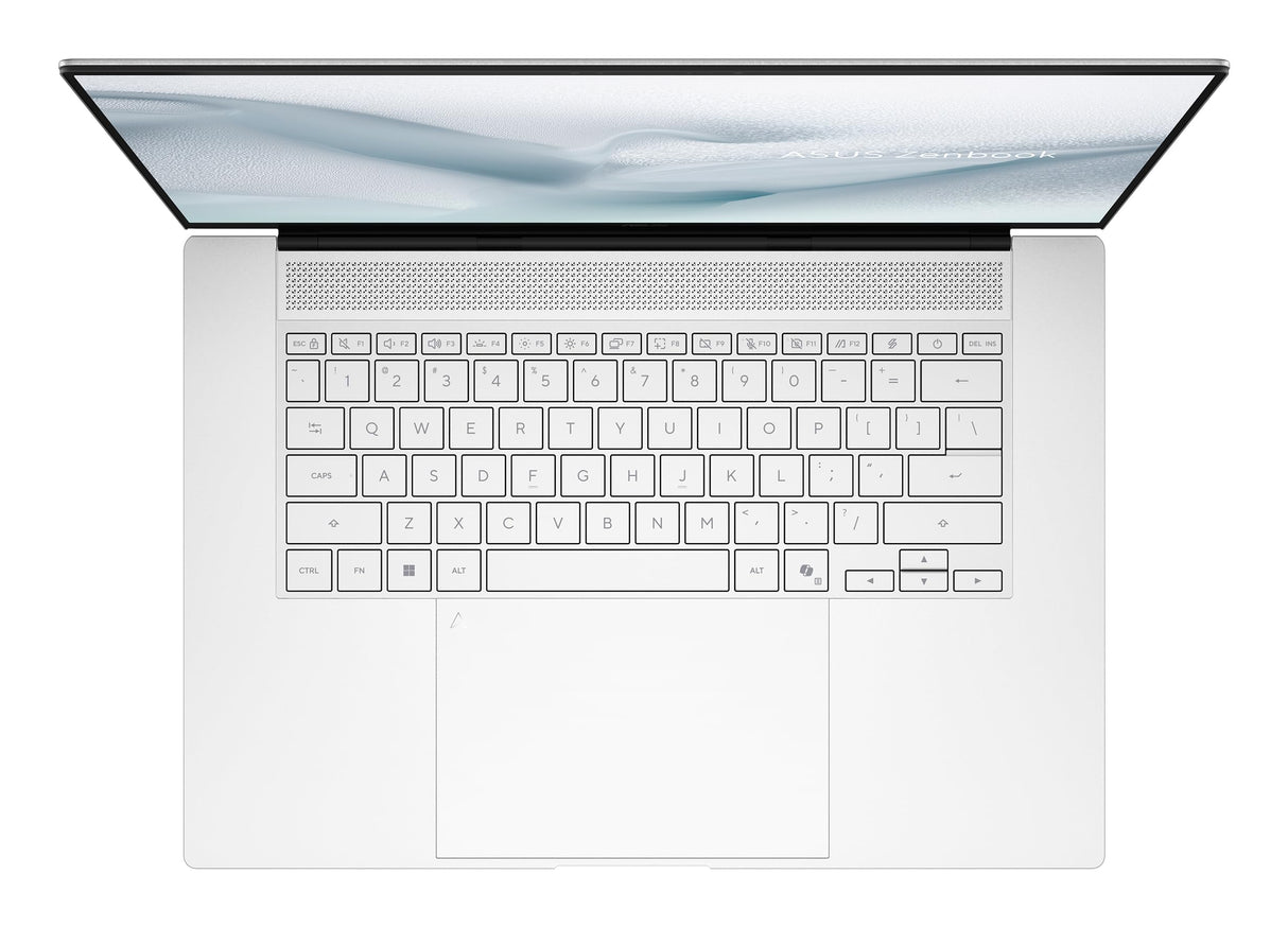 ASUS Zenbook S16 OLED UM5606GA-SR340W Copilot+ PC - Ordenador Portátil 16" 3K 120Hz (AMD Ryzen AI 9 465, 32GB RAM, 1TB SSD, Radeon 880M, Windows 11 Home) Blanco Escandinavo - Teclado QWERTY español