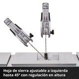 Einhell Sierra de mesa circular con batería TE-TS 36/210 Li-Solo Power X-Change (36 V, iones de litio, Ø210 x Ø30 mm hoja, ampliación de mesa, incl. tope angular, sin batería ni cargador)