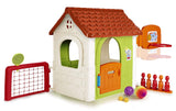 FEBER - Multi-Activity House 6 en 1, Casa de Jardín con 6 Actividades Plegables, Robusto y Fácil de Montar, Protección UV, para Niños a Partir de 3 años, Famosa (800013048), Versión previa