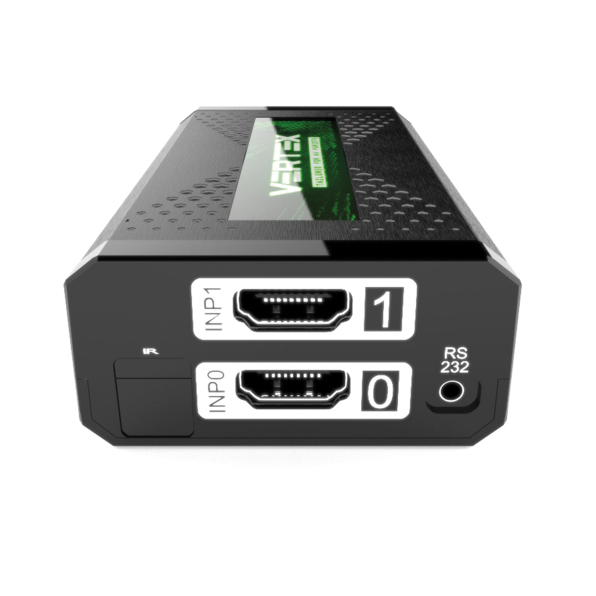 HDFury HDF0110 Vertex 2X 2 HDMI Matrix, 18Gbps para 4K60 4: 4: 4 600MHz, Escalador Integrado y convertidor de Formato Negro