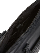 Tommy Hilfiger Maletín para portátil Hombre Business de piel, Negro (Black), Talla Única