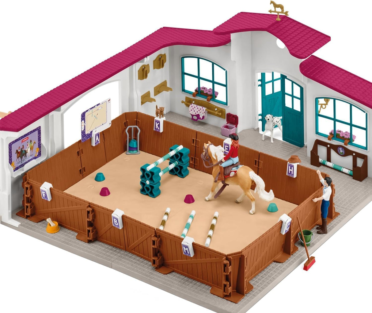 Grand Manege Equestre, Caja de figuras y accesorios, Schleich 42639 Horse Club, Para ni�os a partir de 5 a�os