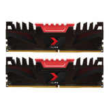 PNY XLR8 Kit de Módulos de Memoria RAM DDR4 para Ordenador de Escritorio DIMM 3200 MHz 32GB (2x16GB) Negro