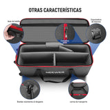 Neewer Maletín con Ruedas para Equipo de Estudio fotográfico, con Ruedas, Correas, Compartimento Acolchado, asa para Soportes de luz, estroboscópicos, Accesorios de fotografía, Red, 96x39x31cm,