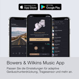Bowers & Wilkins Pi5 S2 (Modelo año 2023) Auriculares inalámbricos True Wireless con Bluetooth, aptX, cancelación de Ruido Activa (ANC) y micrófonos Integrados//Cloud Grey