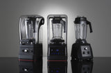 HENDI Batidora profesional con cubierta insonorizada, control manual, jarra de policarbonato resistente al calor y frío, velocidad variable, 230V, 1680W, 250x300x(H)540mm, ABS, acero inoxidable