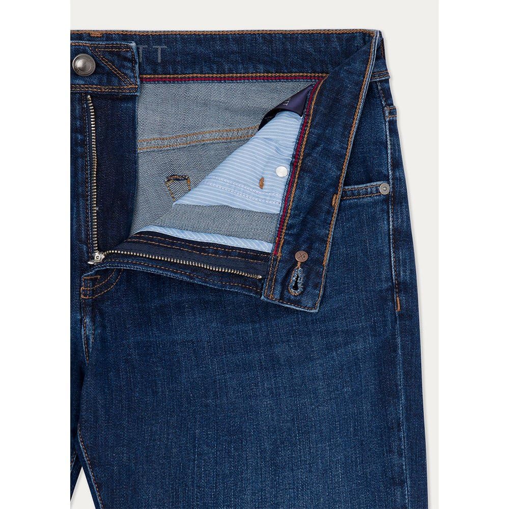 Hackett London Jeans Wash Vintage para Hombre, Azul (Denim Blue), 31W/28L, Azul (Denim Blue), 31W x 28L
