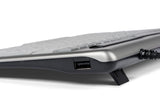 Bakker Elkhuizen S-Board 840 Design Teclado inglés USB Plata y Blanco, Plata y Blanco