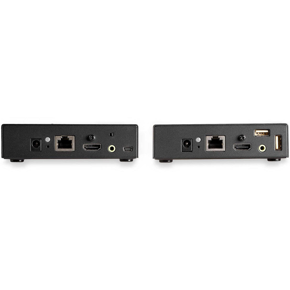 StarTech.com Extensor KVM HDMI por LAN - 4K 30Hz - Alargador de Vídeo por Ethernet CAT6 IP con USB, Negro