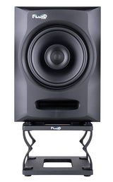 Fluid Audio DS8 Monitorständer Lautsprecherständer para Studio-Monitores (Höhenverstellbar, Erhöhung, Stativ, Halterung, vibrationsdämpfend, Negro, 1 Par, 8 Pulgadas, ideal para Audio-Profis), Negro