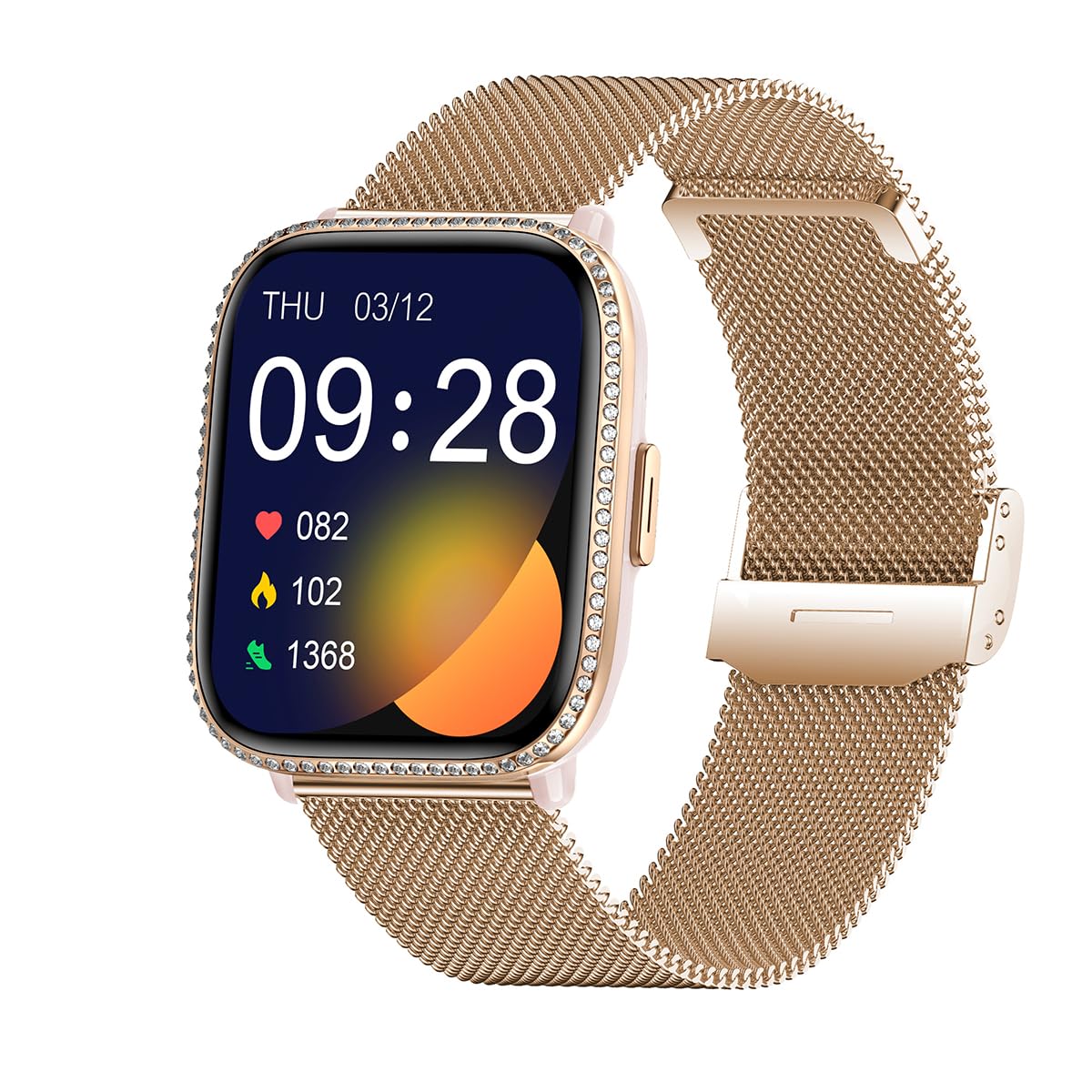 Smarty 2.0 Mujer Digital Automático Reloj con Pulsera de Metal SW091G