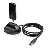 StarTech.com Adaptador USB Externo de Red Inalámbrica Wi-Fi 6E - hasta 2402Mbps - Antena Plegable - WiFi 2,4/5/6GHz 802.11ax