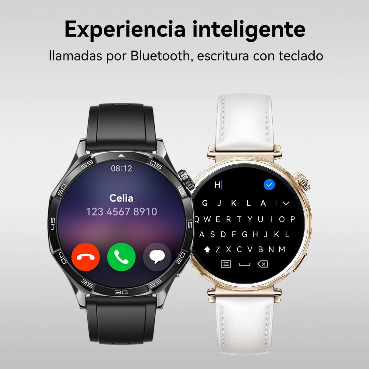 HUAWEI Watch GT 5 41mm Smartwatch, Silueta con Diseño Sofisticado, Nueva Experiencia Running y Ciclismo, Pago NFC, Seguimiento de Salud, 7 Días de Duración de la Batería, iOS & Android, Blanco
