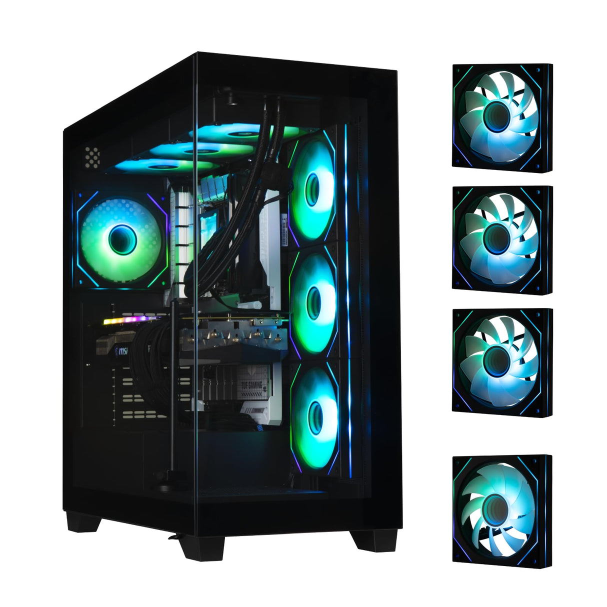 Caja de PC Bitfenix Tour CETO Premium Edition (Negro)
