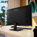 MSI Pro MP275 E2 - Pantalla de Escritorio (27 Pulgadas, Full HD), Pantalla IPS 1920 x 1080, sin Bordes, 120 Hz, Respetuoso con los Ojos, Altavoces incorporados, Tilt-Adjustable - HDMI 2.0, DP (1.2a