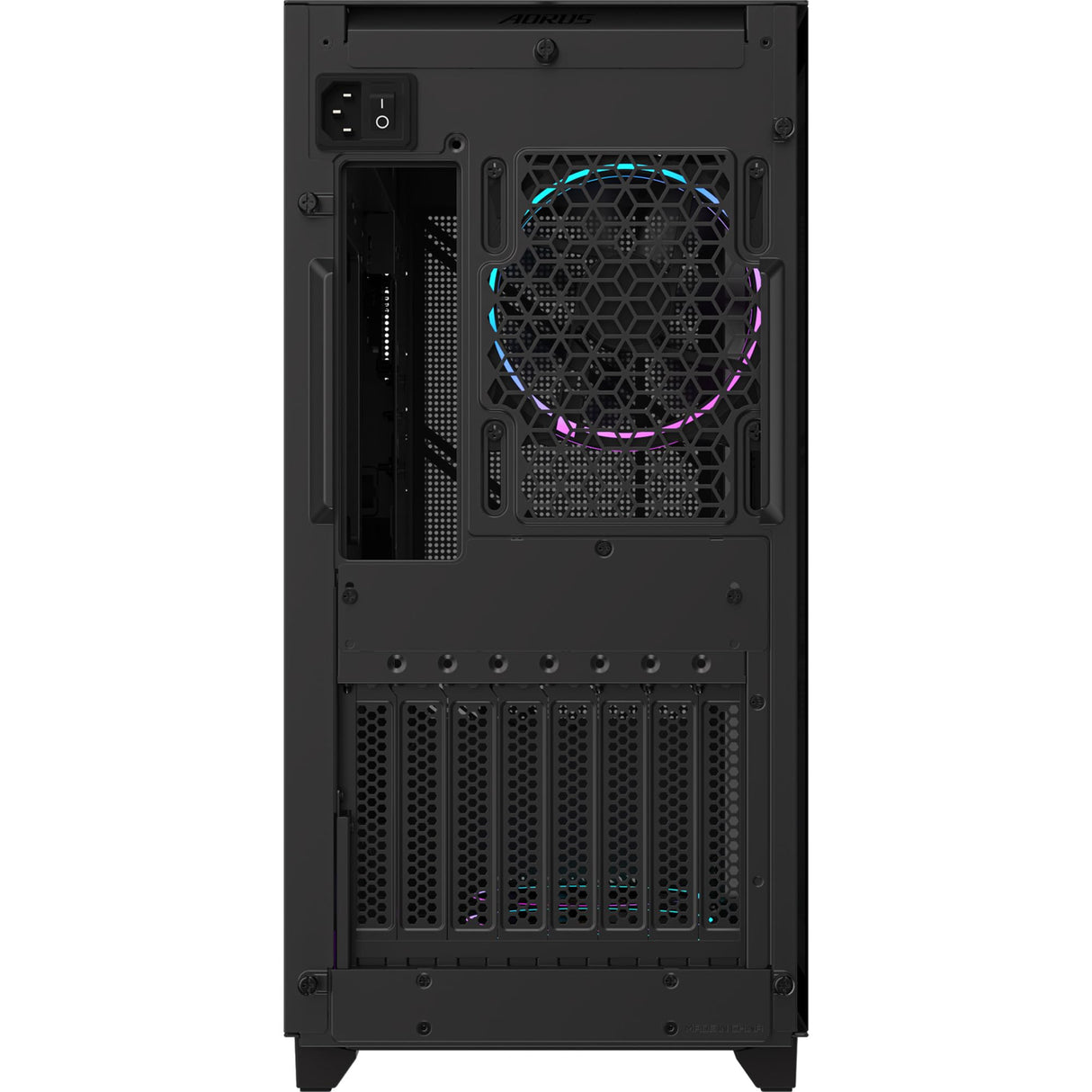Aorus C400 - Carcasa de Cristal para Torre Media, Color Negro