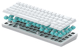 Glorious Gaming GMMK 2 Compact (65%) Barebones (solo carcasa) - Carcasa de teclado gaming mecánico, compacta TKL (65%), aluminio, personalizable, RGB, distribuciones americano / ANSI - Blanco