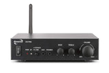 Dynavox Mini Amplificador CS-PA8, Amplificador Digital estéreo, terminales de conexión atornillables, Antena BT integrada y Conector para Auriculares, Negro