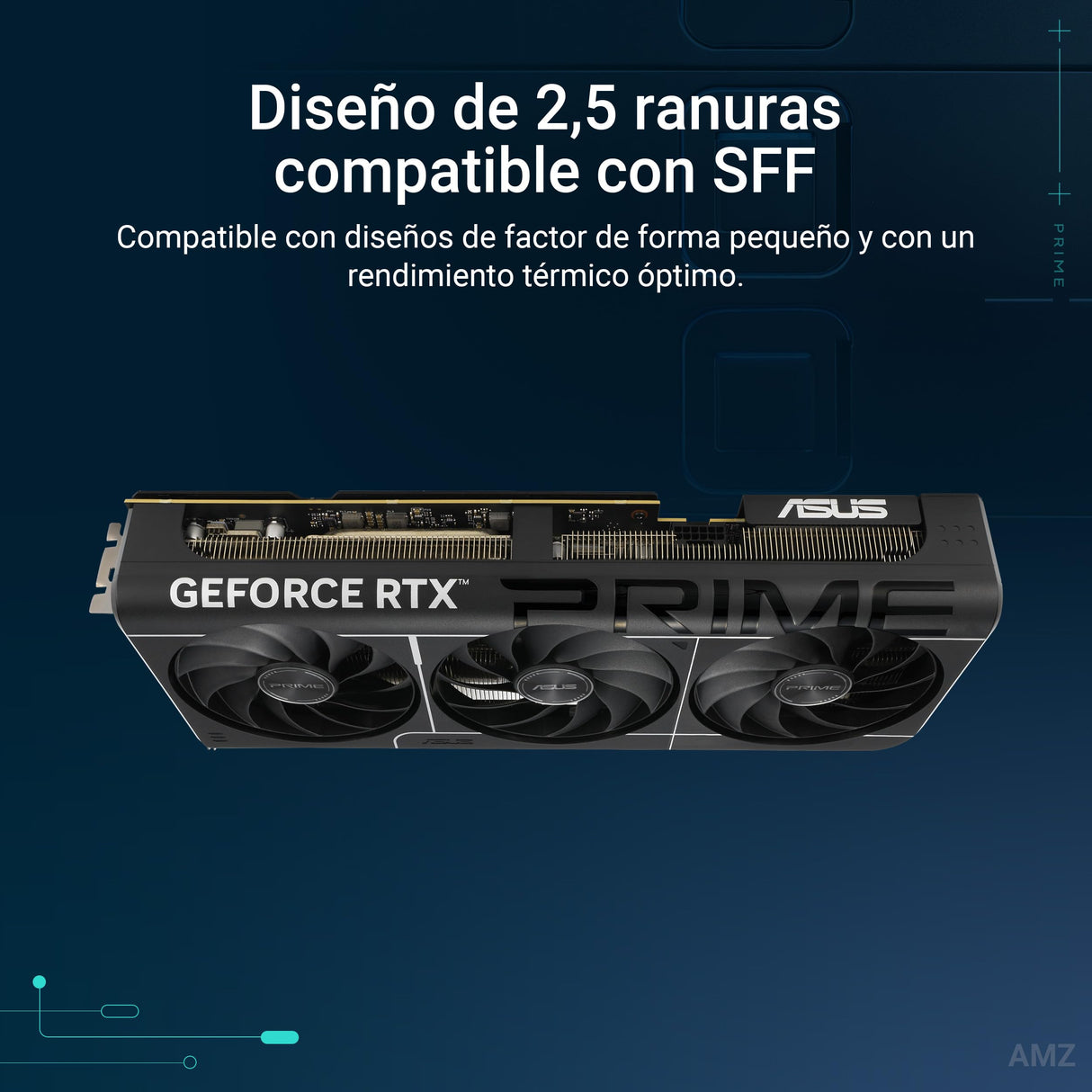 ASUS Prime GeForce RTX 5070 12GB GDDR7 - Tarjeta gráfica SFF-Ready (PCIe 5.0, 12GB GDDR7, HDMI/DP 2.1, 2.5 Ranuras, Ventiladores Axial-Tech, Dual BIOS)