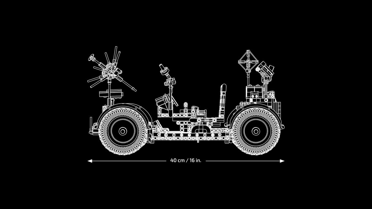 LEGO Technic Vehículo de Exploración Lunar NASA Apollo Róver Espacial, Maqueta para Adultos, Regalo Coleccionable para Hombres y Mujeres Fans de la Ciencia, Decoración del Hogar y Oficina 42182