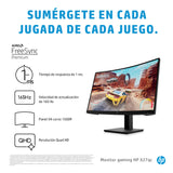HP X27qc – Monitor Gaming de 27" Quad HD (2560 x 1440 a 165Hz, VA, Curvatura 1500R, 16:9, 1ms, HDMI, Low Blue Light, Antirreflectante, AMD Freesync Premium, Compatible con Consolas) Negro