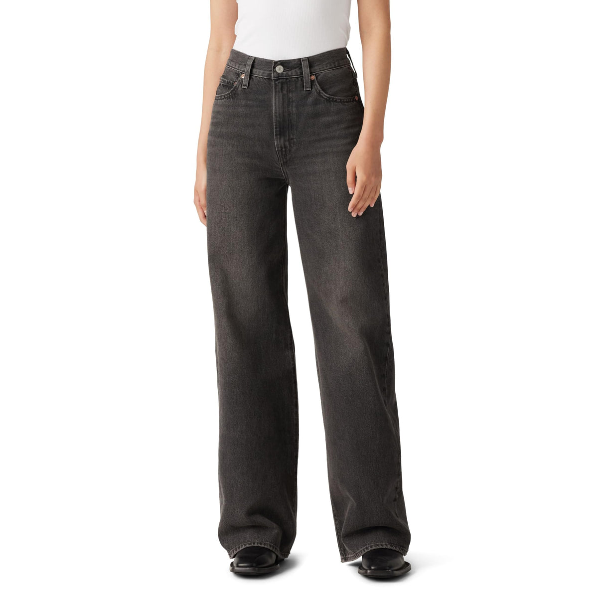 Levi's Ribcage Wide Leg Vaqueros, Swipe Up, 31W / 30L para Mujer