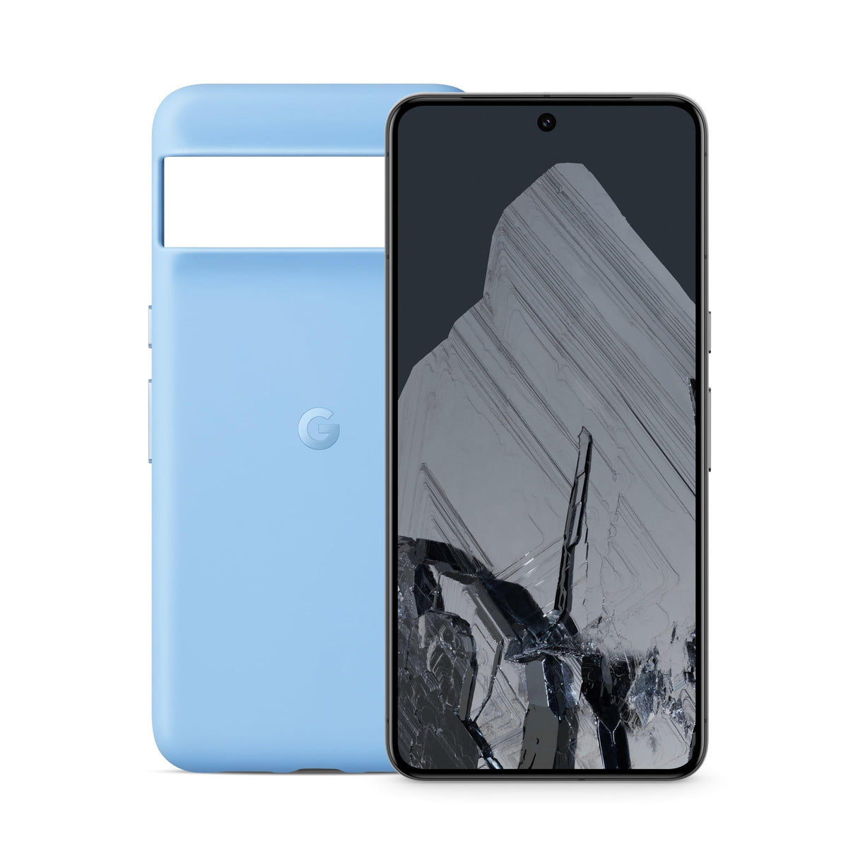 Google Pixel 8 Pro 256 GB, Obsidian + Sky Case
