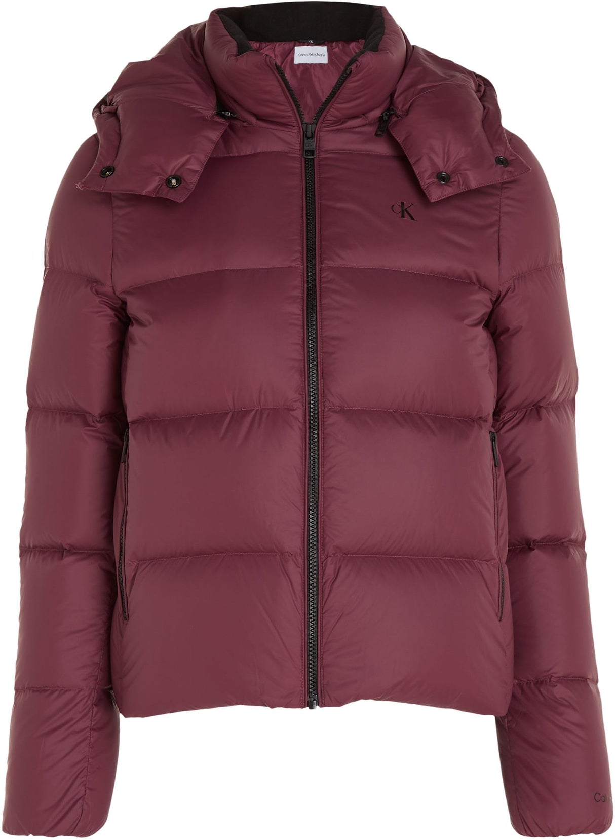 Calvin Klein Jeans MW Down Archetype Short Puffer J20J221646 Chaquetas Acolchadas de Plumas, Morado (Amaranth), S para Mujer