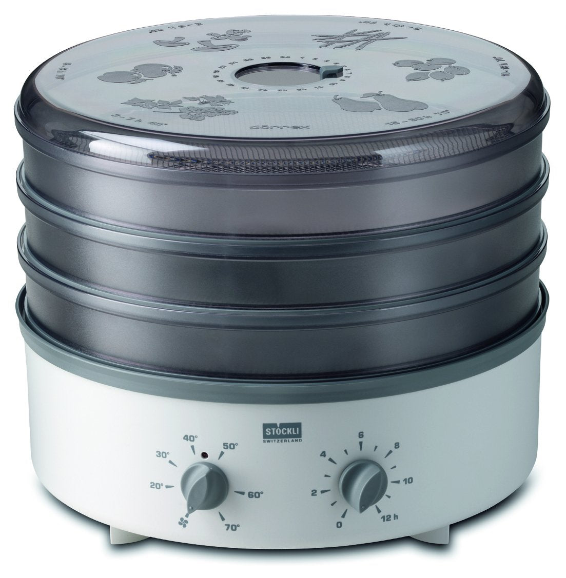 STOECKLI STÖ 0076.72M - Deshidratador con Temporizador para Frutas y Verduras