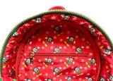Loungefly Disney Mickey Mouse Elf Holiday - Bolso de hombro con doble correa para mujer, Verde, Medium