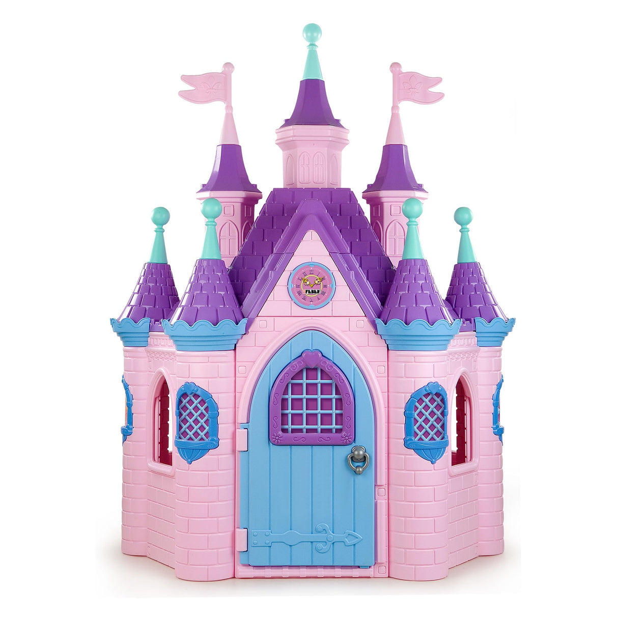 FEBER - Super Palace Palacio Infantil, Picaporte con Sonidos, Colores Luminosos y Resistentes a la Luz, Gran Resistencia y Fácil Montaje, Niños Desde 3 hasta los 10 años, Famosa (800003254)