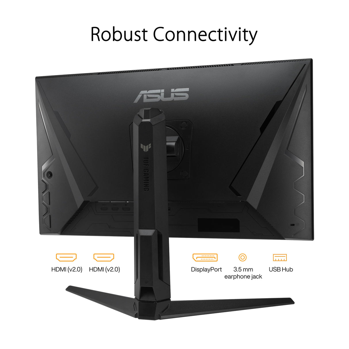 ASUS Monitor de juegos TUF Gaming VG27AQML1A 27" (QHD (2560x1440), overclock de hasta 260Hz (240Hz nativo), ELMB Sync, FreeSync Premium, 1ms (GTG), Overdrive Variable, 100% sRGB, DisplayHDR 400)