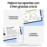 Samsung Galaxy Tab S10 FE+ 256GB, Tablet Android + S Pen, Galaxy AI, 8GB RAM, Pantalla de 13,1", Batería de Larga Duración, Gris, Garantía del Fabricante 3 Años + 1 Año Extra