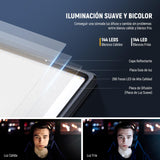 NEEWER Kit de Iluminación de Panel de Luz Video LED de 18" con Control Remoto, 2-Pack 45W Regulable Bicolor + Soporte Luz, 3200-5600K,CRI 97+ 4800Lux para Juego/Transmisión en Vivo/Youtube/Fotografía