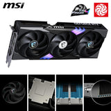 MSI GeForce RTX 5060 Ti 16G Gaming Trio OC - Tarjeta gráfica RTX 5060 Ti, GDDR7 de 16 GB (28 Gbps/128 bits), PCIe 5.0 - Tri FROZR 4 (3 Ventiladores STORMFORCE) - RGB - HDMI 2.1b, DisplayPort 2.1b