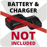 Einhell Cortacésped a batería GE-CM 36/41 Li-Solo Power X-Change (36 V, 41 cm ancho de corte, hasta 500 m², Brushless, 50L bolsa recolectora, 25-75 mm altura de corte, sin batería)